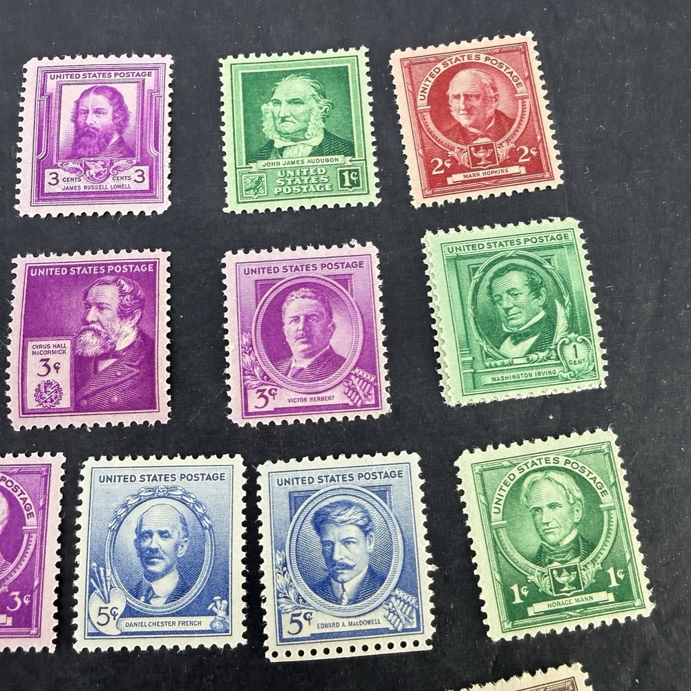 Vintage US Stamp Collection Lot 35+ Washington Lincoln President Duck Stamp Mint - Picture 14 of 17